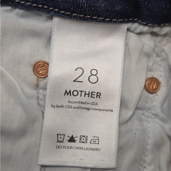 Mother Jeans High Waisted Looker In Teaming Up Size 28 Womens - Picture 4 of 12